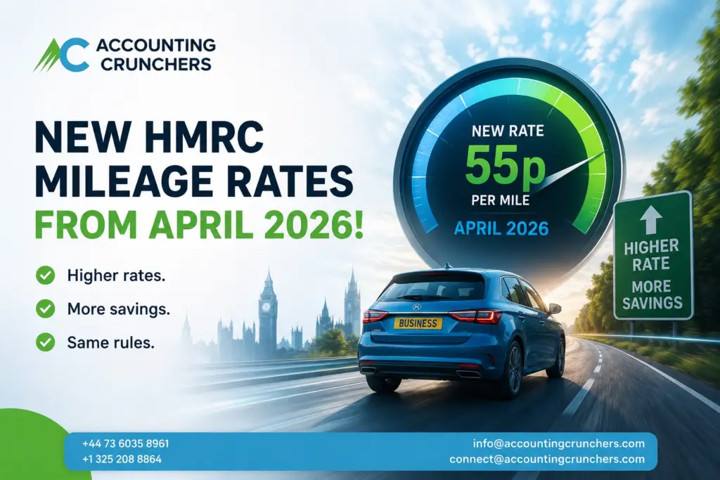 HMRC approved mileage rate increase from 45p to 55p per mile