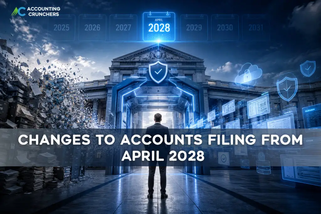 changes to accounts filing from April 2028