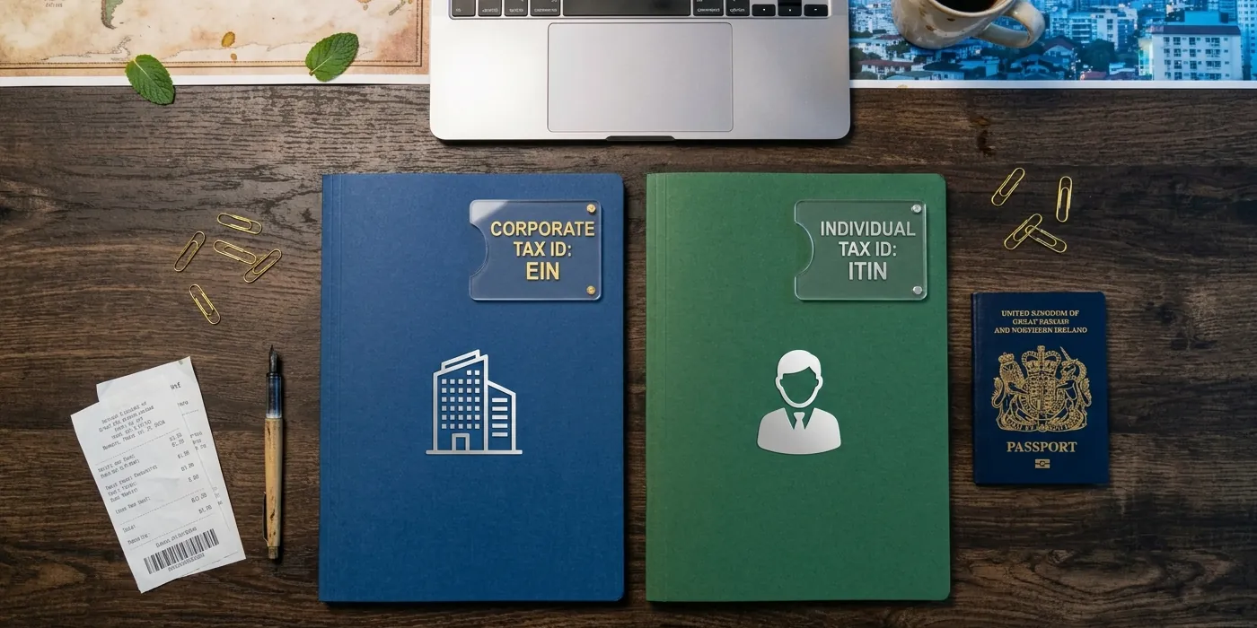 Difference between an EIN for the LLC and an ITIN for the non-US owner